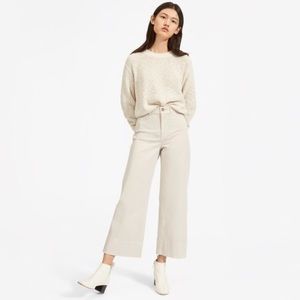everlane | lightweight wide leg crop chino sand 10